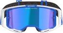 ALPINESTARS GOGGLES Vision 8 Goggle - Corp - Blue/White - Blue Mirror Lens 5101625-7274
