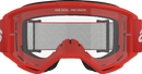 ALPINESTARS GOGGLES Vision 3 Goggle - Wordmark - Red - Clear Lens 5103325-3067