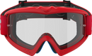 ALPINESTARS GOGGLES Youth Vision Goggle - Blaze - Red - Clear Lens 5140325-3067