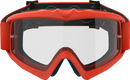 ALPINESTARS GOGGLES Youth Vision Goggle - Corp - Orange - Clear Lens 5140125-430