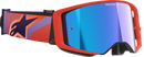ALPINESTARS GOGGLES Supertech Vision Goggle - Corp - Hot Coral Purple - Blue Mirror Lens 5100326-414