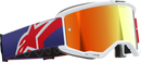 ALPINESTARS GOGGLES Vision 5 Goggle - Corp - Red/Purple - Red Mirror Lens 5101825-3154