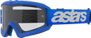 ALPINESTARS GOGGLES Youth Vision Goggle - Blaze - Blue - Clear Lens 5140325-7189