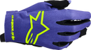ALPINESTARS Youth Radar Gloves - Purple/Fluo Yellow - 3XS 3541824-3175-3XS