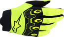ALPINESTARS Youth Full Bore V2 Gloves - Fluo Yellow/Black - Large 3540226-551-L
