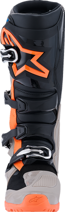 ALPINESTARS Tech 7 Enduro Boots - Black/Warm Gray/Fluorescent Orange - US 14 2010426-1562-14