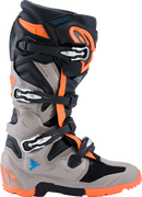 ALPINESTARS Tech 7 Enduro Boots - Black/Warm Gray/Fluorescent Orange - US 14 2010426-1562-14