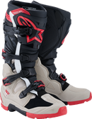 ALPINESTARS Tech 7 Enduro Boots - Black/Light Gray/Bright Red - US 12 2010426-1903-12