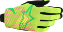 ALPINESTARS Radar Pro Gloves - Green/Fluo Yellow/Fluo Pink - Large 3560325-6025-L