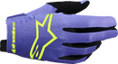 ALPINESTARS Radar Gloves - Purple/Fluo Yellow - XL 3561824-3175-XL