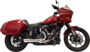 BASSANI XHAUST 2-into-1 Ripper Exhaust System with Megaphone Muffler - Chrome - 49-State - M8 Softail 1S79E