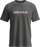 SLIPPERY Slippery When Wet T-Shirt for Men - Charcoal Large by SLIPPERY Part 3030-25347