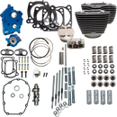 S&S CYCLE Power Pack - 4.375" Stroke - Water Cooled - Black w/Highlights - M8 310-1050C