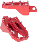THRASHIN SUPPLY CO. Aggressor Foot Pegs - Rear- Red - HD '72-'25 TSC-2022-2-D