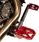 THRASHIN SUPPLY CO. Aggressor Foot Pegs - Rear- Red - HD '72-'25 TSC-2022-2-D