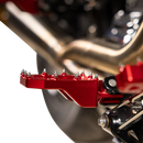 THRASHIN SUPPLY CO. Aggressor Foot Pegs - Rear- Red - HD '72-'25 TSC-2022-2-D