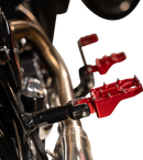 THRASHIN SUPPLY CO. Aggressor Foot Pegs - Rear- Red - HD '72-'25 TSC-2022-2-D