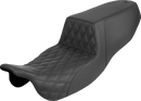 SADDLEMEN Step-Up Seat - Front Lattice Stitch - FLRT/FLTRT '15-'25 815-07-172