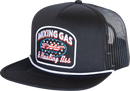 FMF Hauler Hat Black FA25196911BLK with Rope Trim and Woven Label