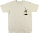 FMF Garage T-Shirt - Natural - Medium by FMF, Part Number FA25118901NATMD