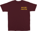 FMF Faster T-Shirt - Maroon 2XL by FMF, Part Number FA25118902MRN2X