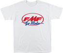 FMF Go Moto T-Shirt White 2XL by FMF - Comfortable Soft Spun Cotton Design