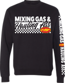 FMF Mixin Crew Fleece - Black, Large - FA25121901BLKLG