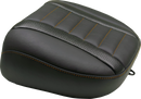 MUSTANG Deluxe Touring Passenger Seat - Mandarin Orange Stitch - FLT/FLH '23-'25 88402MO
