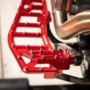 THRASHIN SUPPLY CO. Aggressor Brake Pedal - Red - Touring TSC-2221-2