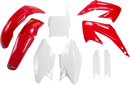 UFO Body Kit - OEM Red/White - Honda - CR '05-'07 HOKIT103F@999