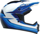 Z1R Youth Dirt Maxx Helmet Vortex Blue/White Medium (Part 0111-1714)