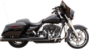 S&S CYCLE 2-into-1 Exhaust for '95-'16 FL - Black 550-0777