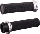 ODI Ruffian Lock-On Street Grips - Indian TBW - Black/Silver V30ITWB-S