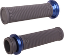 ODI Ruffian Lock-On Street Grips - Indian TBW - Black/Anodized Blue V30ITWH-U
