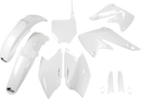 UFO Body Kit - White - Kawasaki - KXF '04-'05 KAKIT203F@047