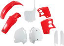 UFO Body Kit - '00 OEM Red/White - Honda - CR '95-'00 HOKIT089F@999K