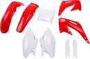 UFO Body Kit - OEM Red/White - Honda - CR '02-'03 HOKIT101F@999