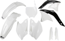 UFO Body Kit - White/Black - Kawasaki - KXF '07 KAKIT208F@047