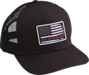 SLIPPERY Flag Hat - Black (Part Number 2501-4500)