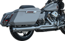 S&S CYCLE 2-into-1 GNX Exhaust System - Race Only - Chrome - Touring 550-1168