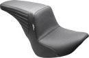 LE PERA Kickflip Up Front Seat - Basketweave - Black - FL/FX '18-'25 LYU-590BW