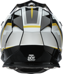 MOOSE OFFROAD MR3 Helmet - F.A.F. - White/Black/Gold - Small 0110-8928