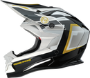 MOOSE OFFROAD MR3 Helmet - F.A.F. - White/Black/Gold - 2XL 0110-8932