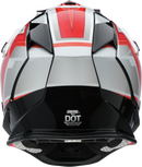 MOOSE OFFROAD MR3 Helmet - F.A.F. - White/Black/Red - Medium 0110-8934