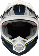 MOOSE OFFROAD MR3 Helmet - F.A.F. - White/Navy/Green - Large 0110-8945