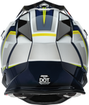 MOOSE OFFROAD MR3 Helmet - F.A.F. - White/Navy/Green - Large 0110-8945