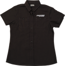 MOOSE OFFROAD Women's Moose Offroad Shop Shirt - Black - Large MRS01S7BCHLR