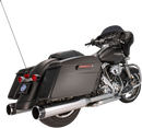 S&S CYCLE 4-1/2" MK45 Performance Mufflers - Chrome with Black Thruster 550-0619