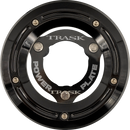 TRASK Derby Cover with Power Plate - Black - Kit - '18-'25 Softail TM-0052-BK-BK