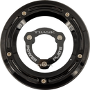 TRASK Derby Cover with Power Plate - Black - Kit - '17-'25 Harley-Davidson TM-0051-BK-BK